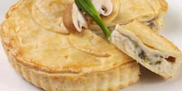 Creamy Organic Turkey and Mushroom Pie Recipe