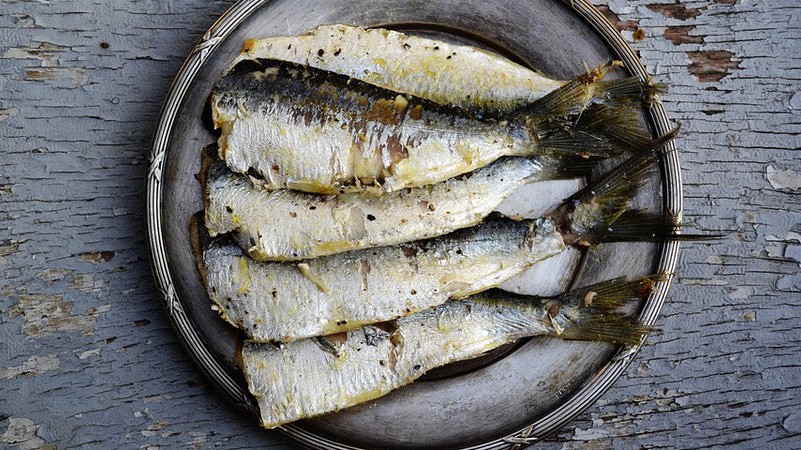 Image of Grilled Sardines with Salsa Verde