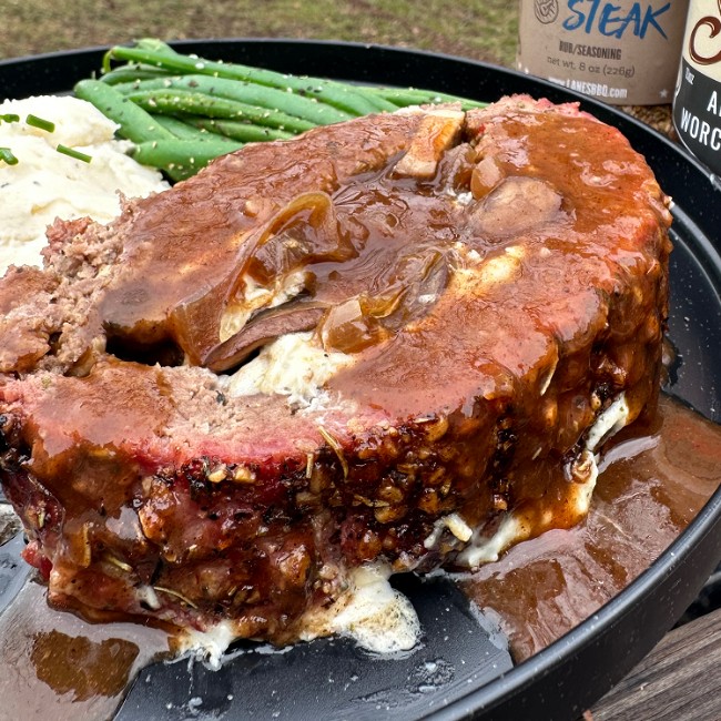 Image of Steakhouse Stuffed Meatloaf