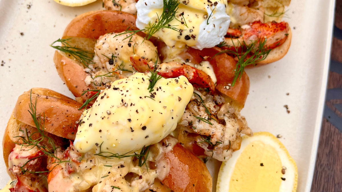 Image of Lobster Roll Eggs Benny