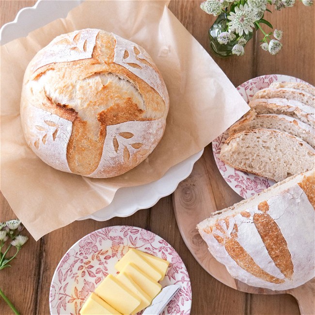 Image of The Perfect Homemade Sourdough Bread for Beginners