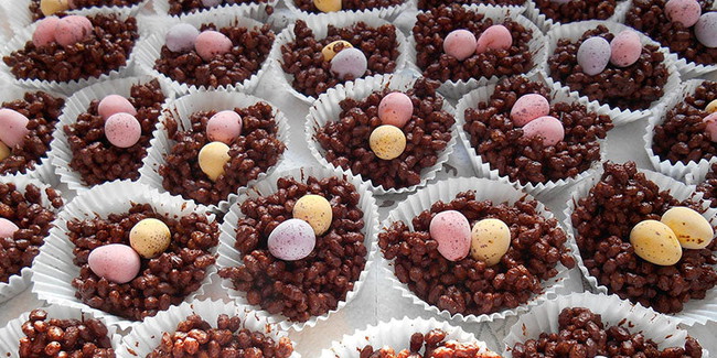 Image of Easter Chocolate Nests Recipe