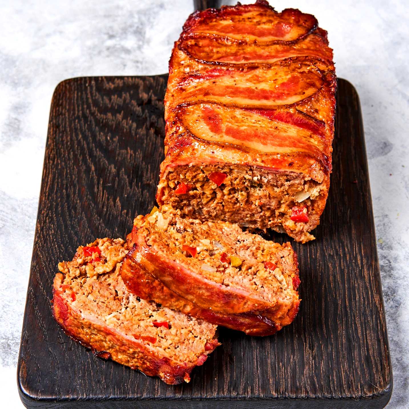 Image of Meatloaf with Bacon Topping