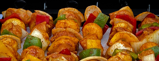 Pow Pow Chicken Shish Kabobs