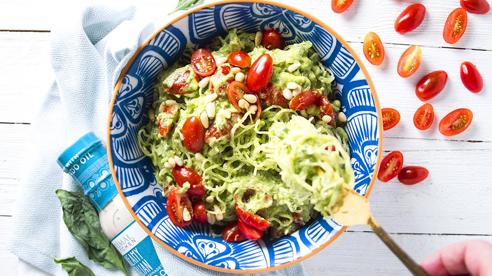 Image of Dreamy Pesto Kelp Noodles