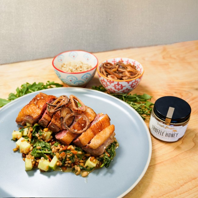 Image of Tuck’s Duck & Warm Farro Salad