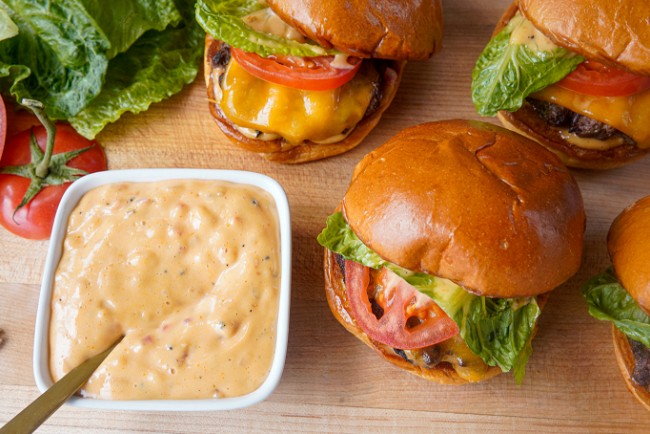 Image of Grilled Wagyu Beef Sliders with Truffle Special Sauce