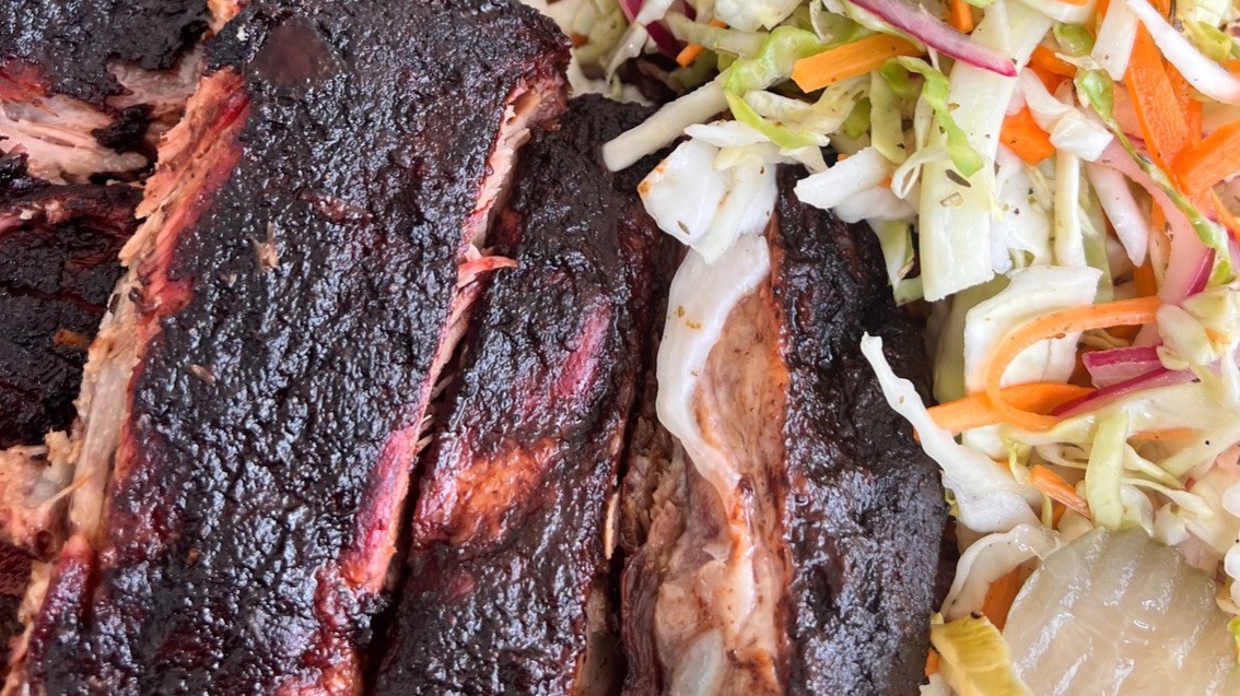 Image of Smoked Pork Side Ribs with Alchemy BBQ Sauce