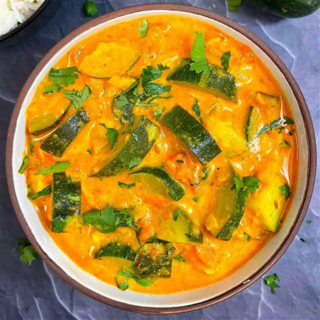 Image of Cayenne Zucchini (Courgette) Curry