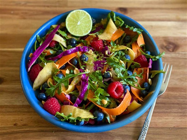 Image of Rainbow Ribbon Salad