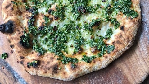 Image of Easy Pesto Pizza Recipe
