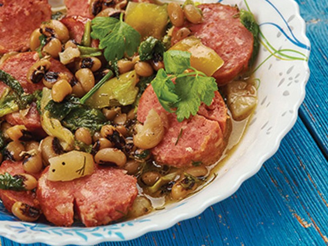 Image of Black-Eyed Peas with Andouille