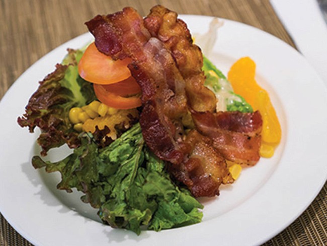 Image of Spinach Salad with Hot Bacon Dressing
