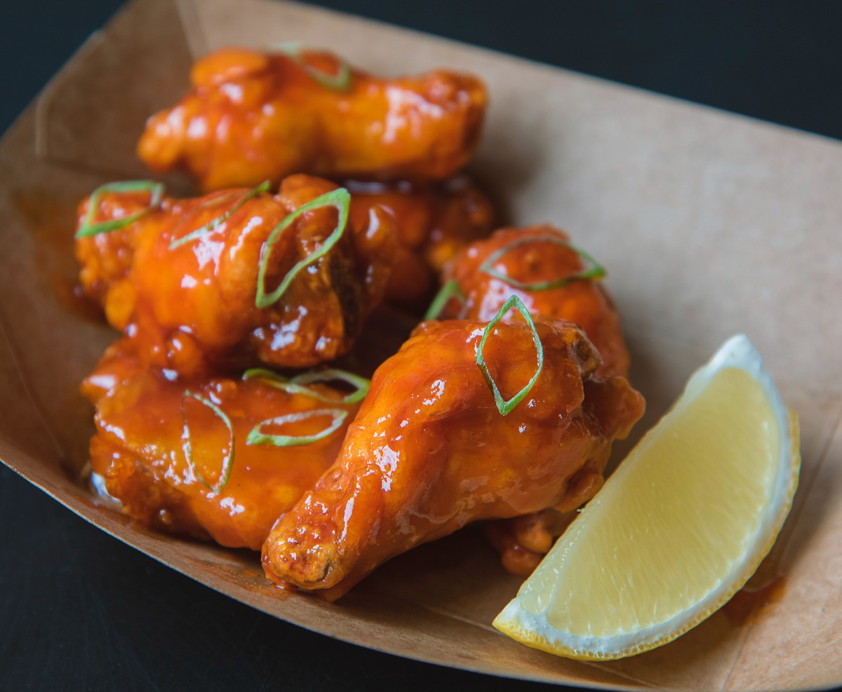 Sweet & Hot Mustard Chicken Wings