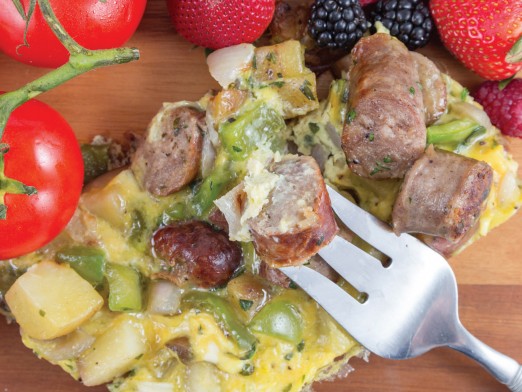 Image of Potato and Sausage Breakfast Skillet