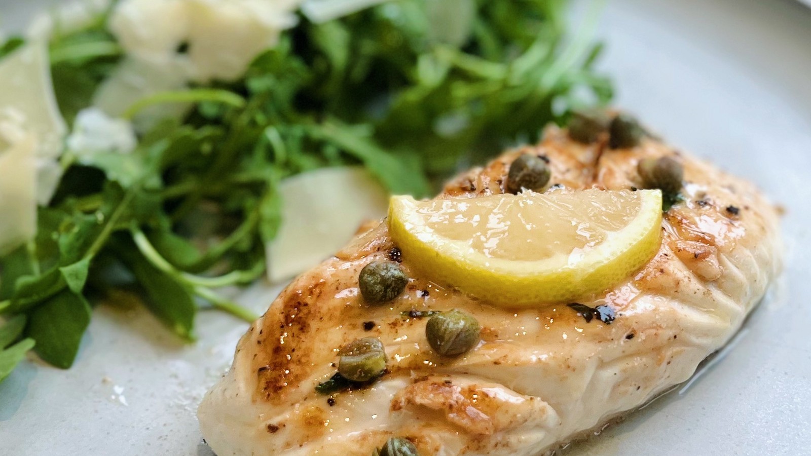 Image of Halibut with Lemon Butter Sauce