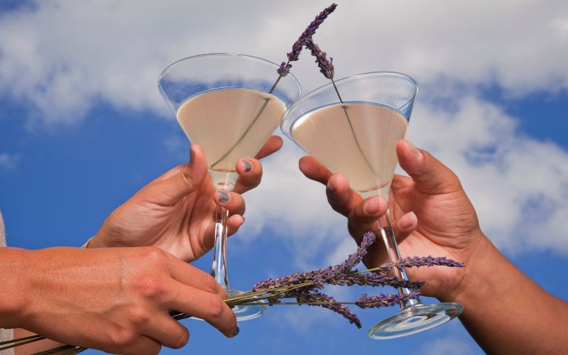Lavender Lemon Drop Martini