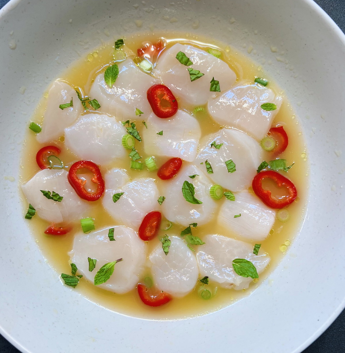 Scallop Crudo with Citrus and Chile