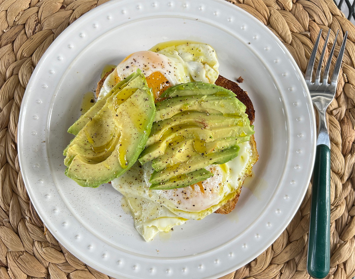 Artichoke & Garlic Breakfast Toast