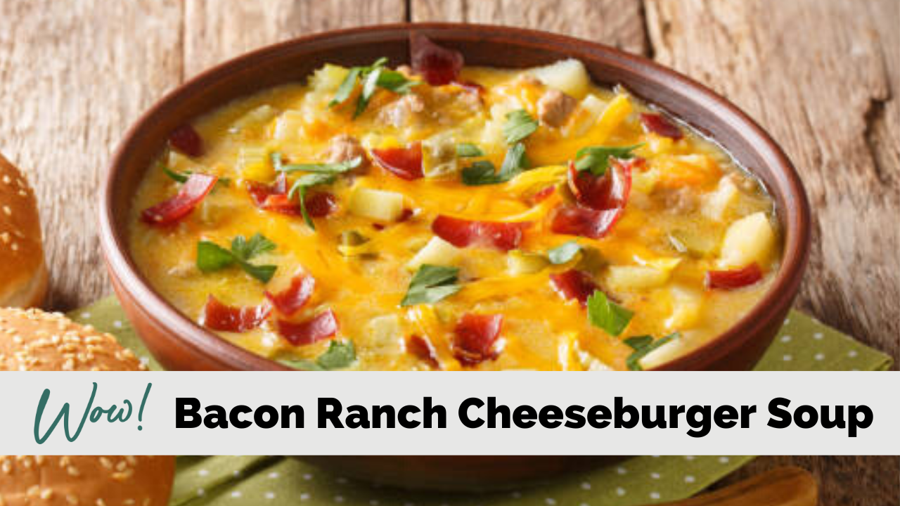 Image of Bacon Ranch Cheeseburger Soup