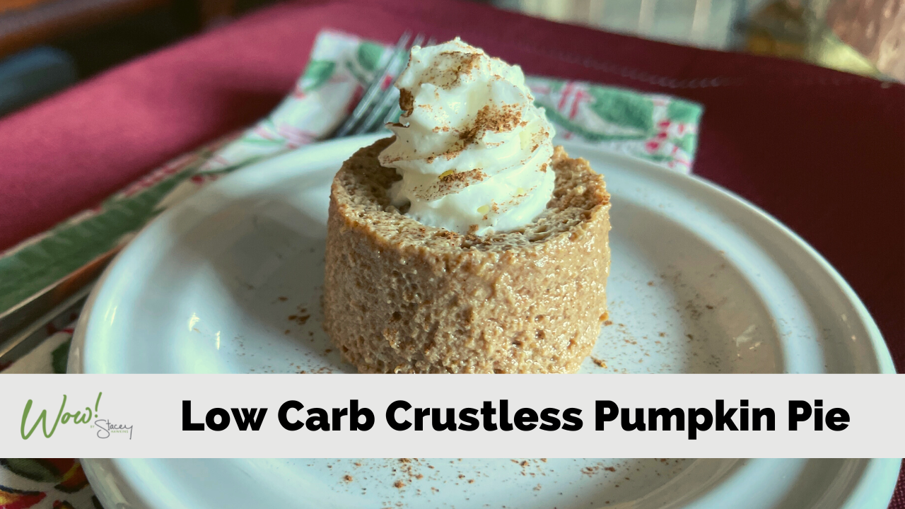 Image of Low Carb Crustless Pumpkin Pie