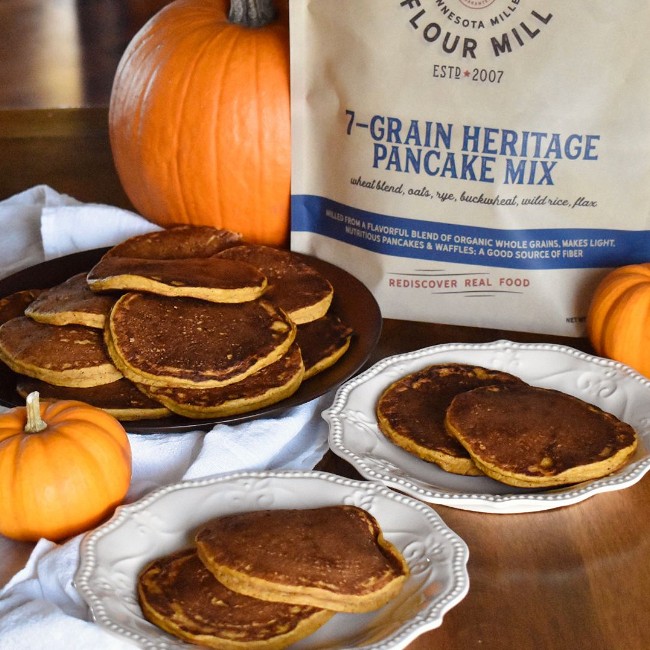 Image of Heritage 7-Grain Pumpkin Pancake Recipe