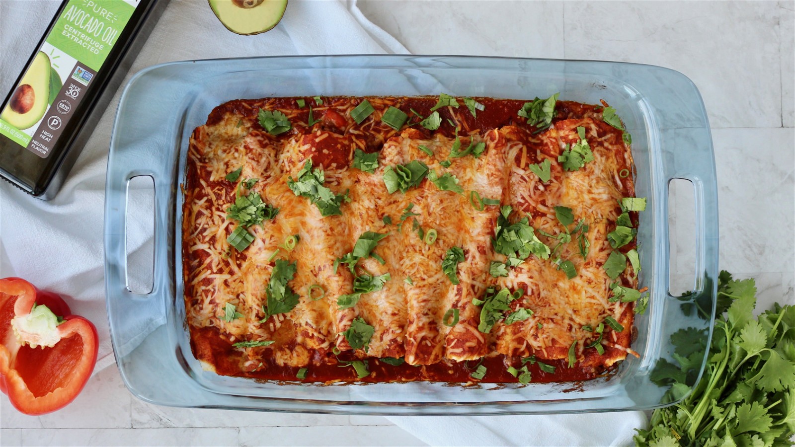 Image of Low-Carb Beef Enchiladas