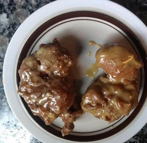 Maple Cream Apple Fritters