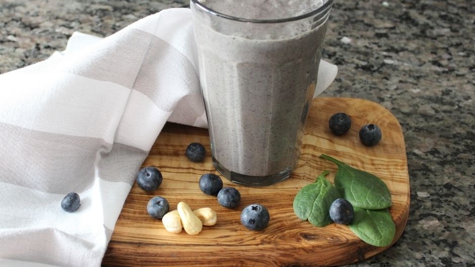 Image of Blueberry, Cauliflower and Spinach Smoothie