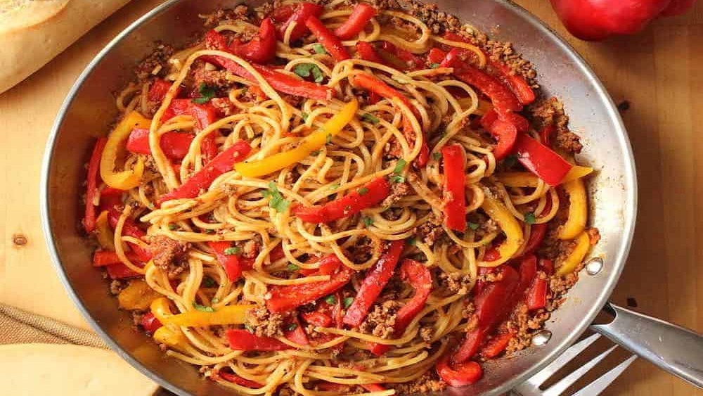 Image of Abruzzo Style Sweet Pepper and Lamb Ragu