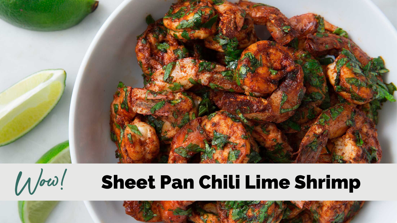 Image of Sheet Pan Chili Lime Shrimp