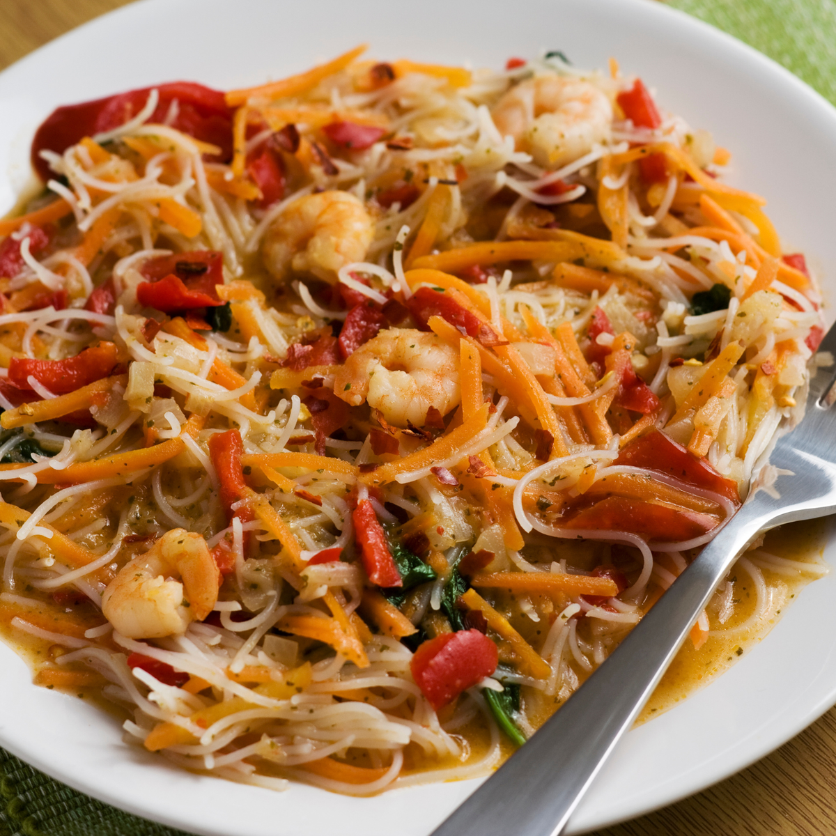 Honey & Garlic Prawn Chowmein