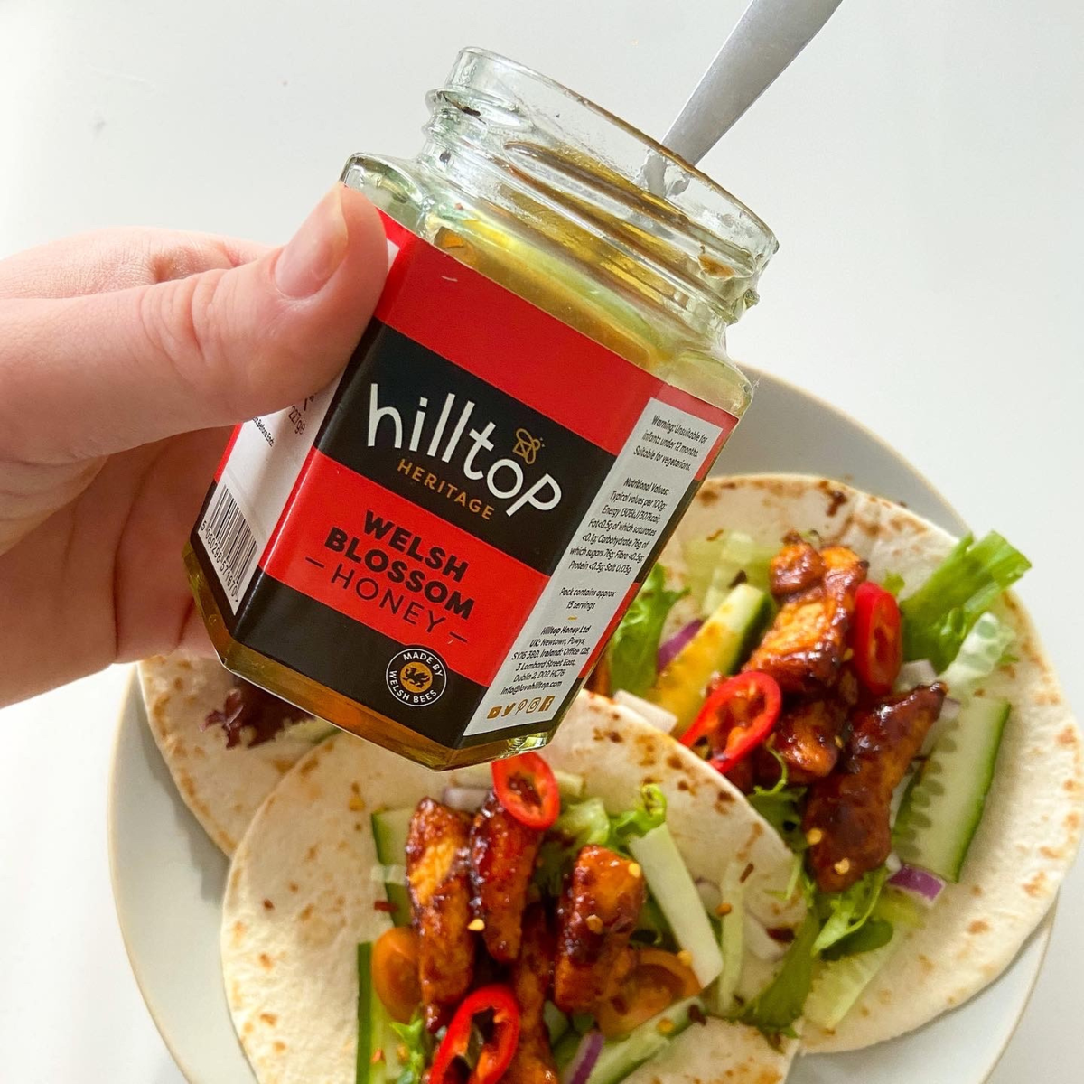 Spicy Honey Chicken Tacos 