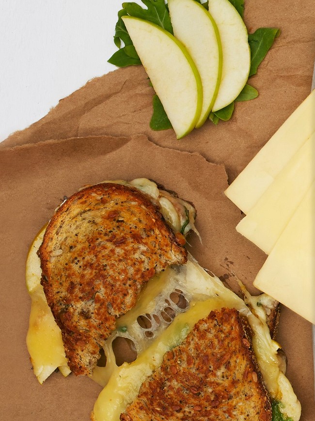 Image of Grace Potter’s Grilled Cheese with Apple, Onion, and Pepper Jelly