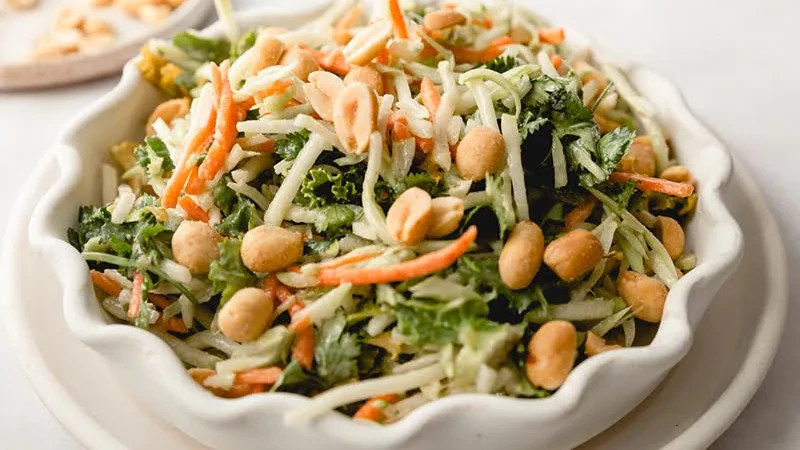 Image of Broccoli Slaw with a Sesame Ginger Soy Dressing