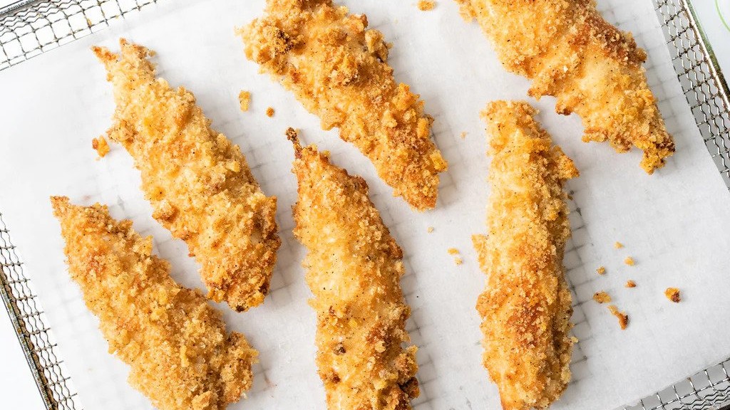 Image of Air Fryer Ranch Chicken Tenders with BBQ Sauce