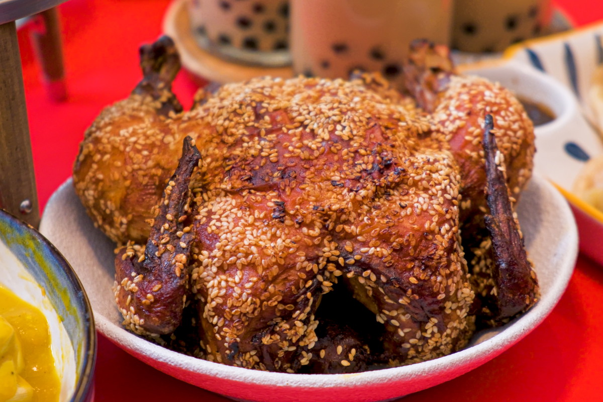 Sesame Roasted Chicken (芝麻脆皮鸡 - 大吉大利)