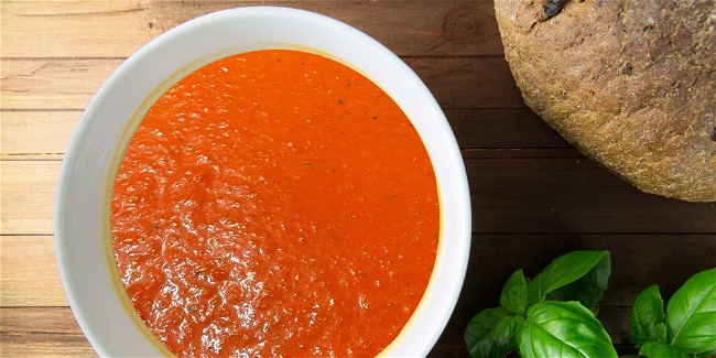 Image of Vegan Roasted Tomato Soup Recipe