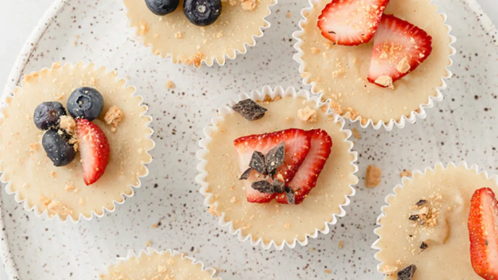 Image of Dairy-Free Mini Cheesecakes Made With JOI