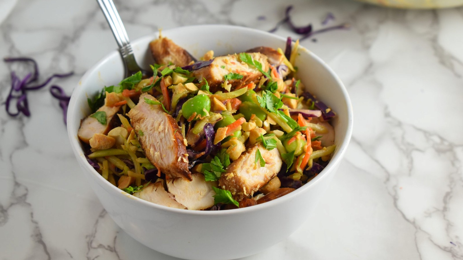 Image of Asian Broccoli Slaw with Chicken