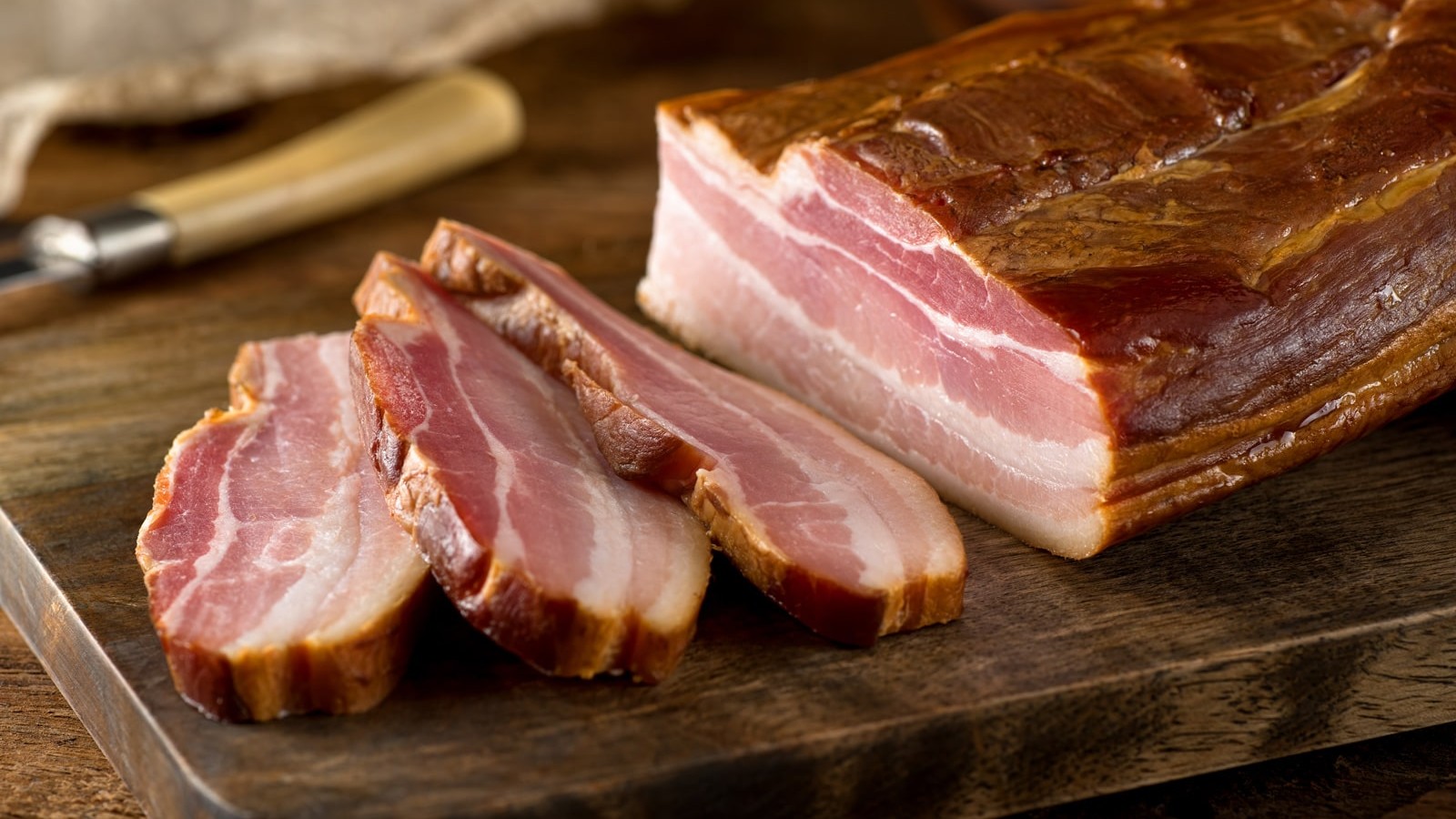 Image of Dry Cured Cold Smoked Bacon