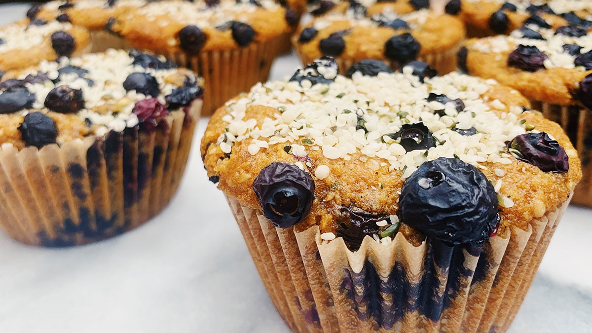Image of Pumpkin Blueberry Muffins