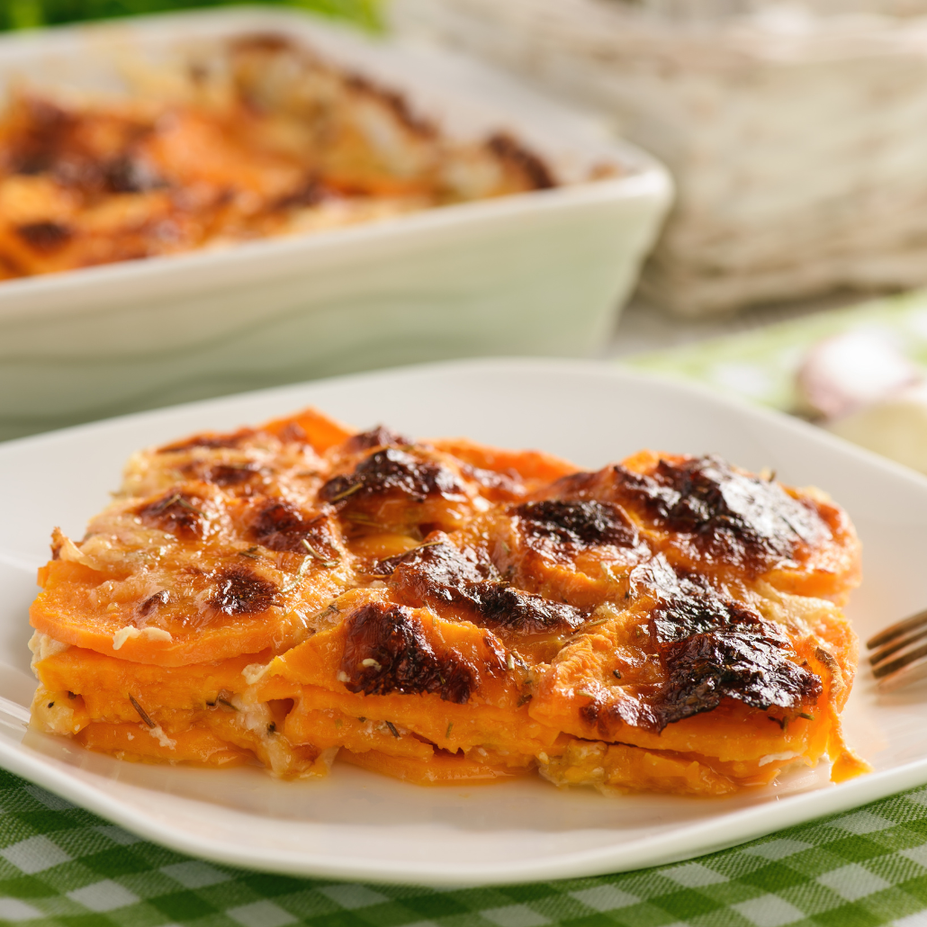 Gratin dauphinois de patates douces