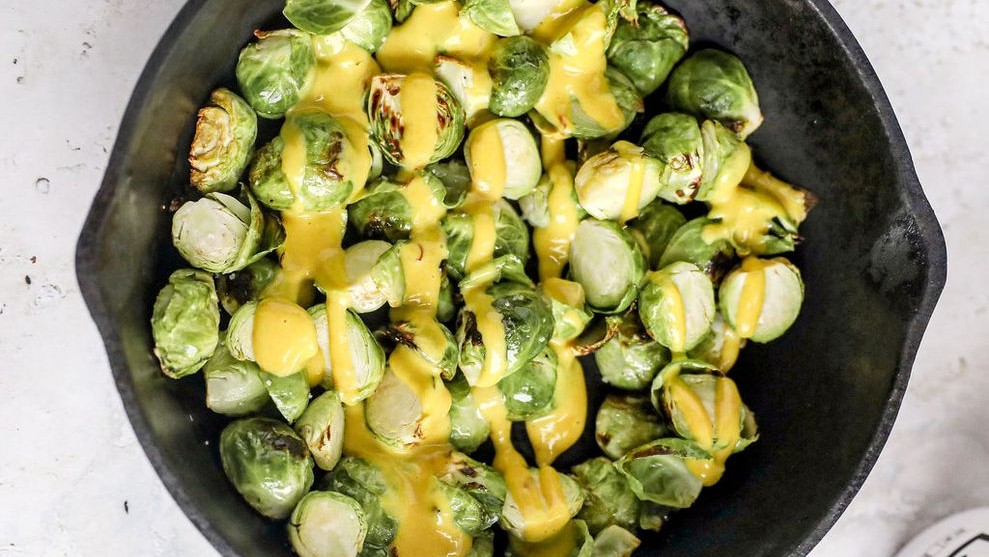 Image of Brussels Sprouts with Creamy Honey Mustard (Dairy-Free)