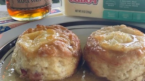 Image of Maple Bacon Cheddar Biscuits