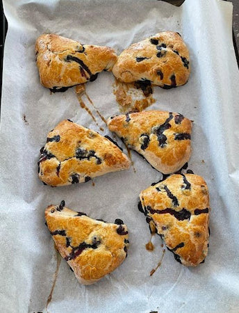 Maple Blueberry Scones