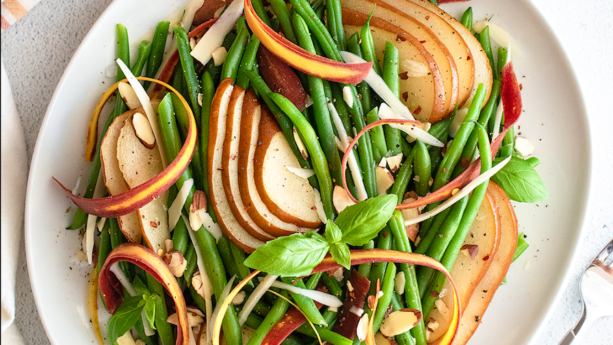 Image of Green Bean Thanksgiving Recipe (Salad or Side Dish)