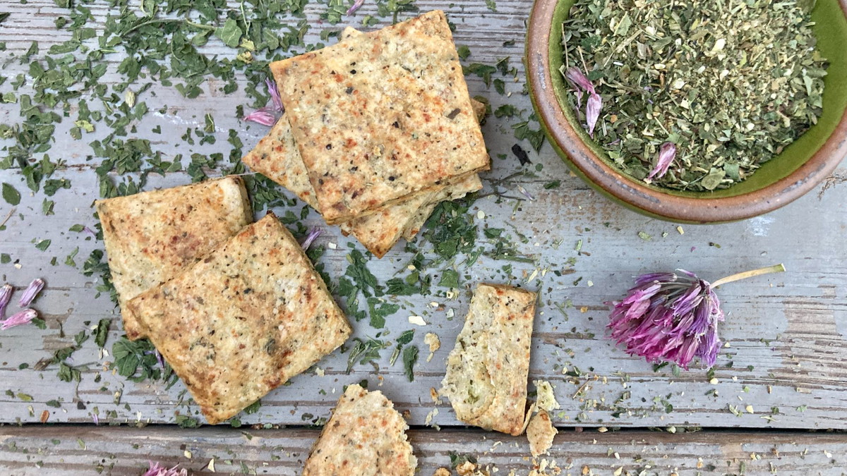 Parmesan-Herb Crackers