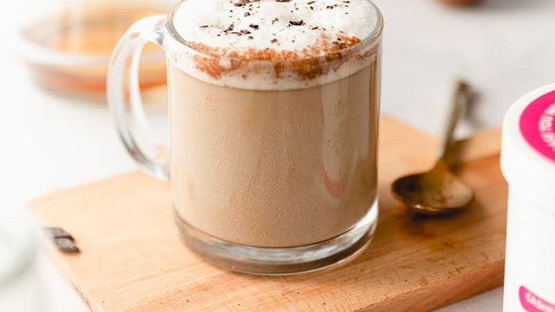 Image of Healthy Gingerbread Latte (Dairy-Free)