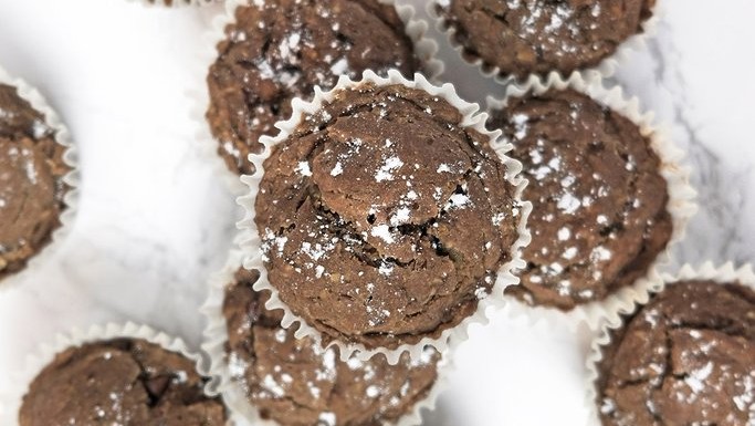 Image of Energize Your Morning With These Vegan and Dairy Free Chocolate Oatmeal Muffins